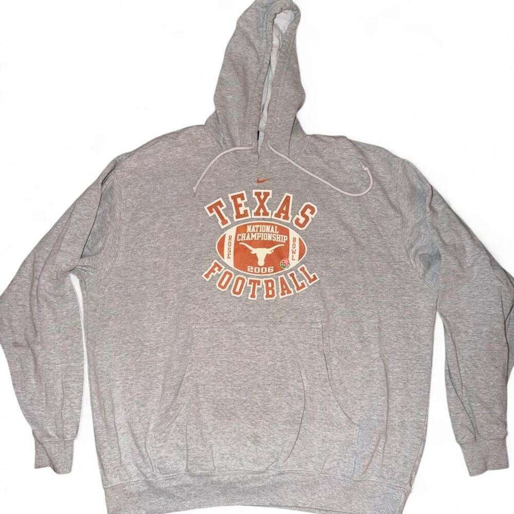 2006 Texas Longhorns Rose Bowl Nike Center Swoosh Hoodie XL